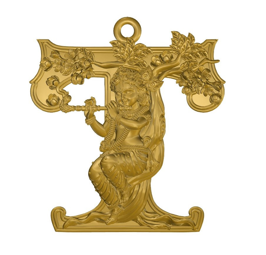 Bansuri Balakrishna 'T' Pendant