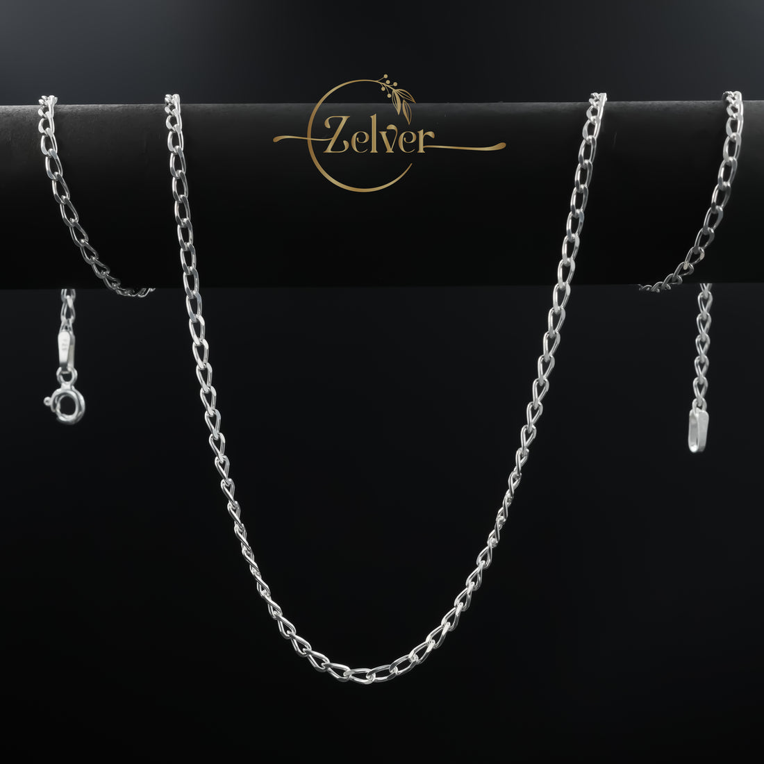The Silver Helix: Twisted Link Chain | 925 Sterling Silver