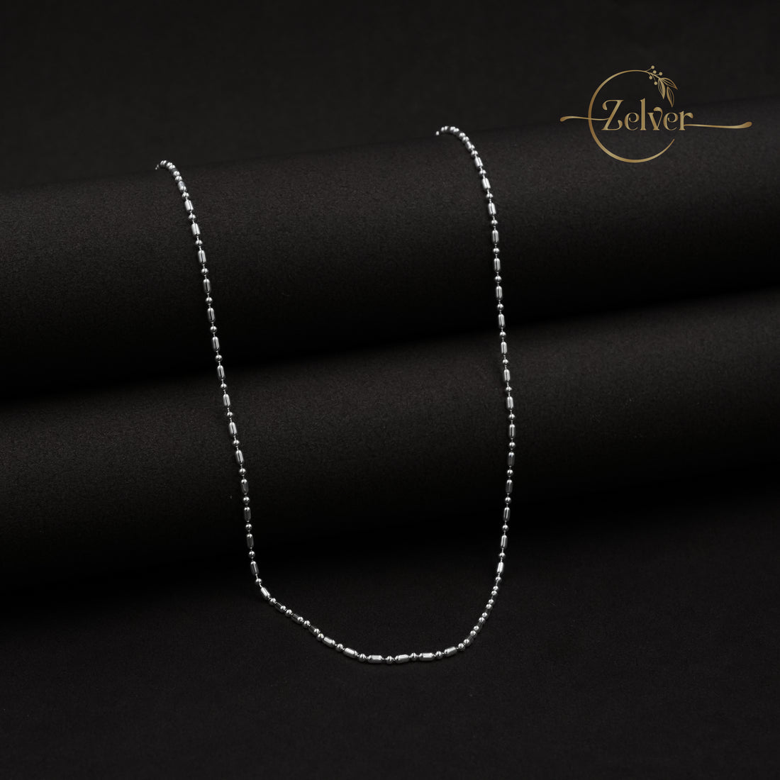 The Silver Capsule: Bar & Bead Chain | 925 Sterling Silver