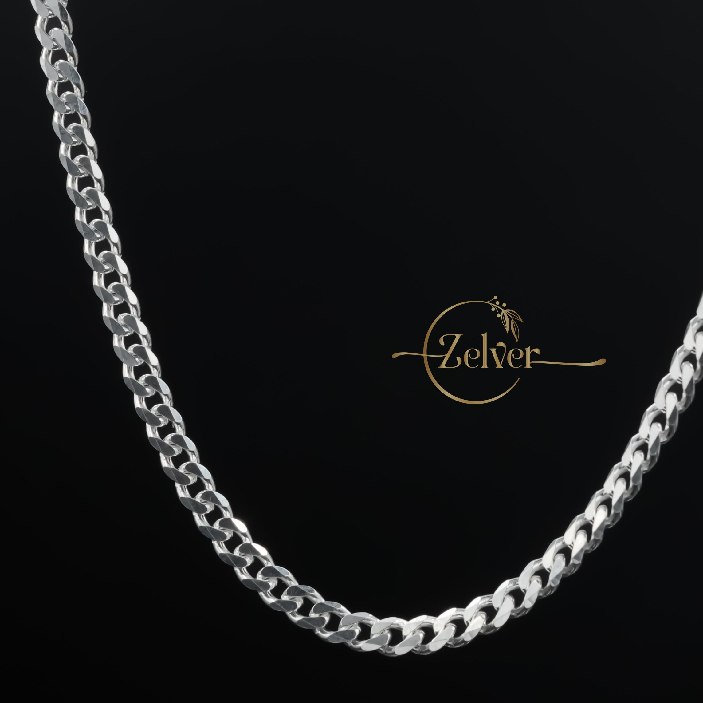 The Milano Curb: Premium Flat Link Chain | 925 Sterling Silver