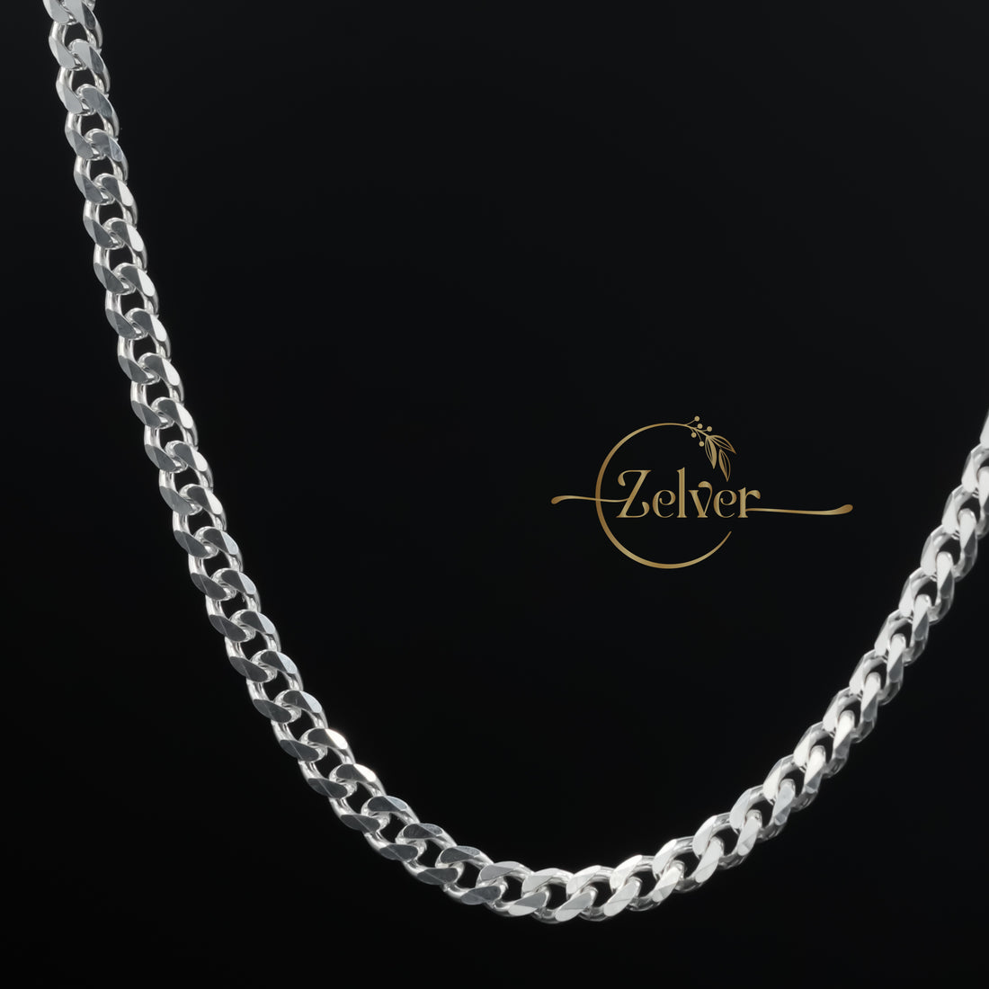 The Milano Curb: Premium Flat Link Chain | 925 Sterling Silver