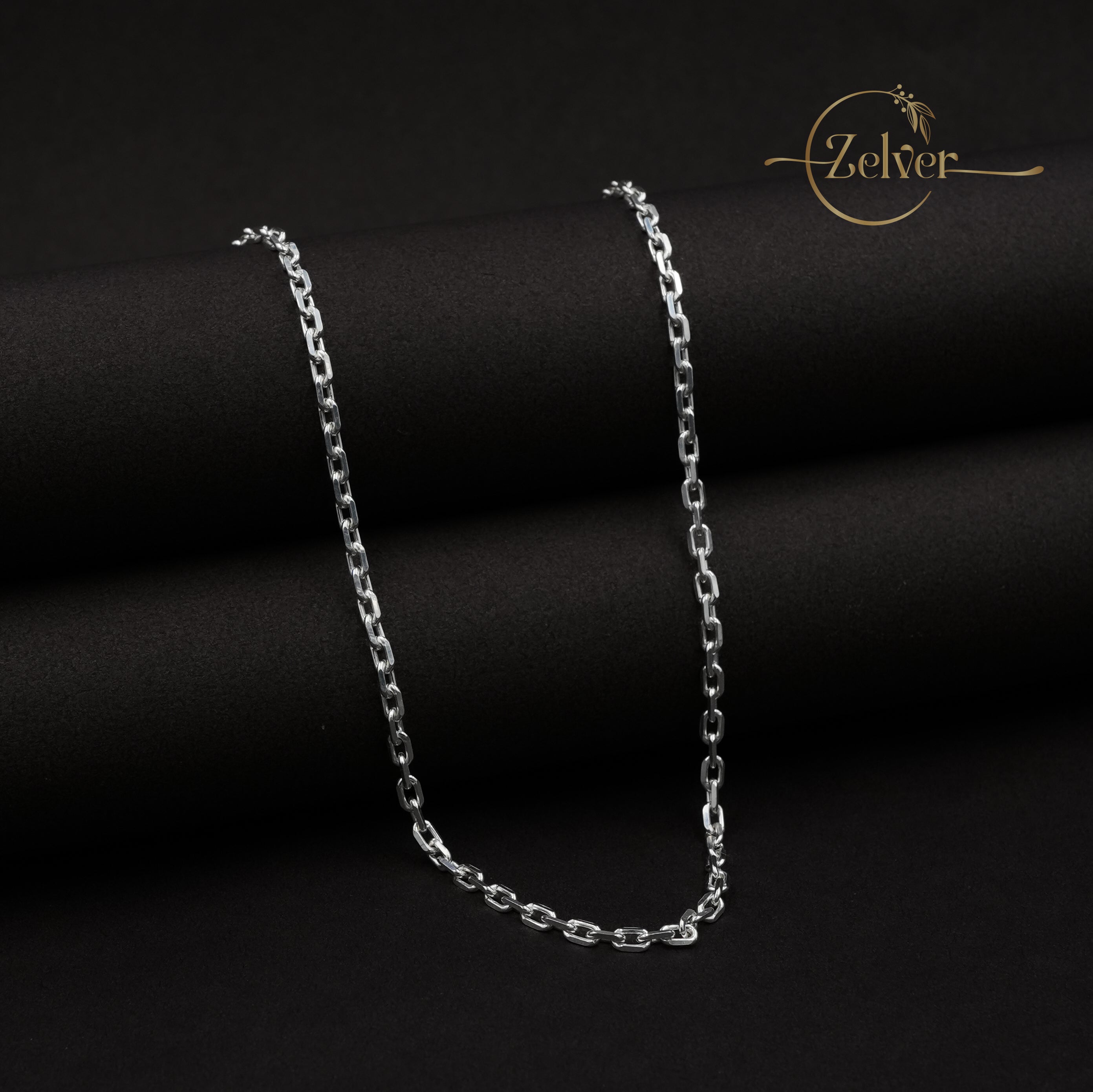 The Silver Horizon: Flat Link Cable Chain | 925 Sterling Silver