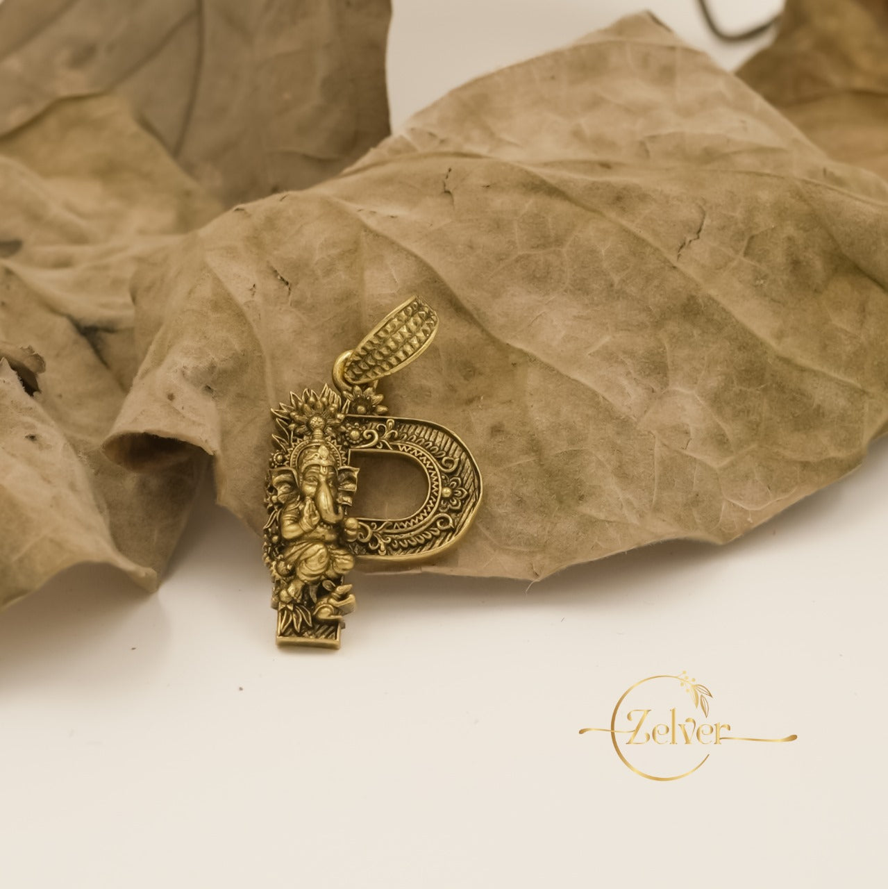 Sacred Beginnings – Ganesha ‘P’ Pendant