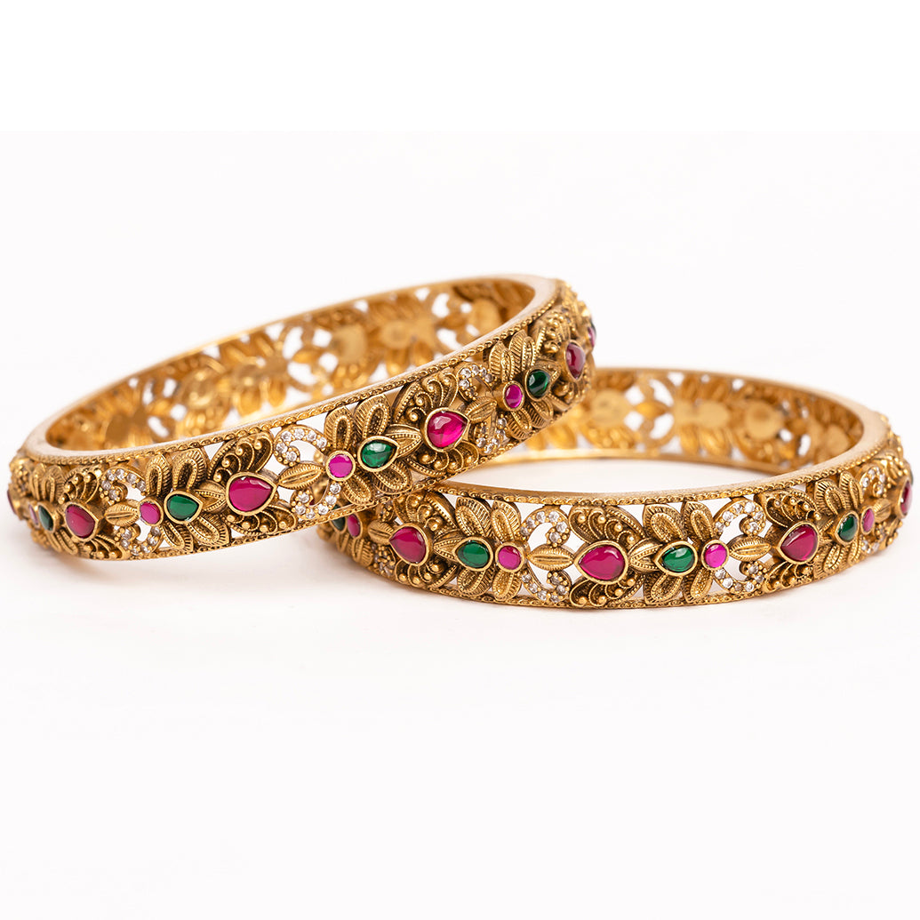 The Gajalakshmi Kada (Elephant & Goddess)