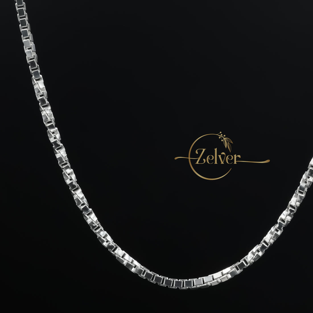 The Venetian Box: Classic Square Link Chain | 925 Sterling Silver