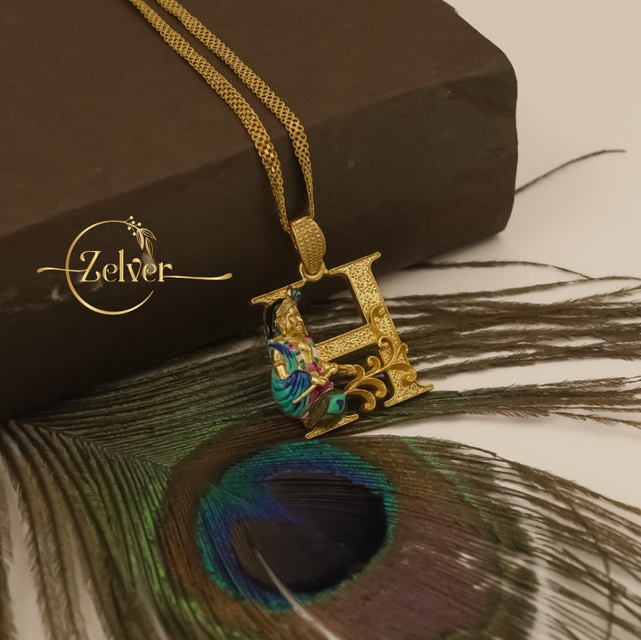 Divine Serenity – Krishna ‘H’ Pendant