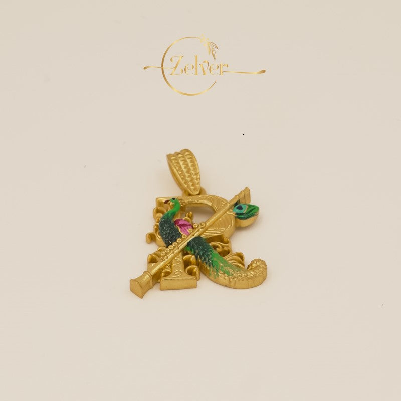 Divine Purity – Krishna ‘R’ Pendant