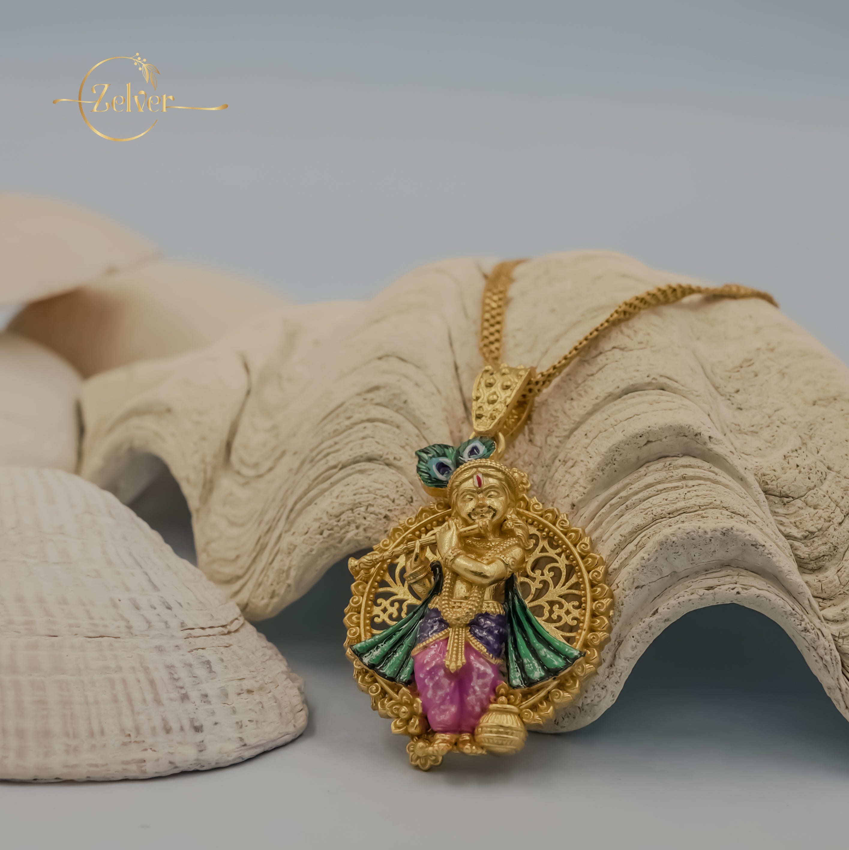 Krishna Mystique Pendant: Divine Trendsetter
