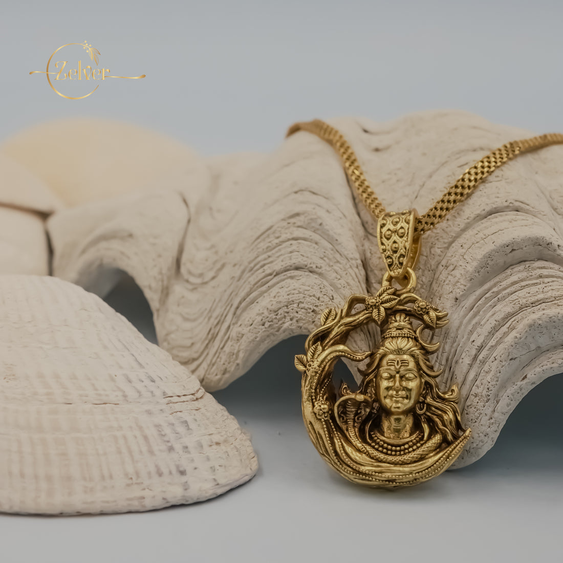 Divine Tranquility – Shiva ‘C’ Pendant