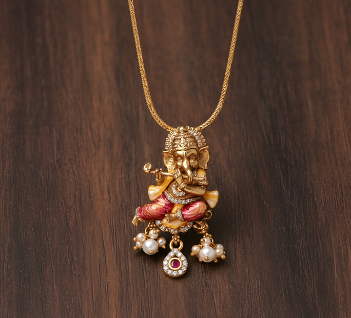 Nakshi Work Ganesha Pendant