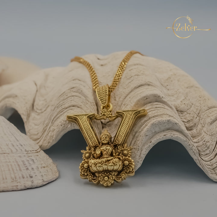 Divine Prosperity – Lakshmi ‘V’ Pendant