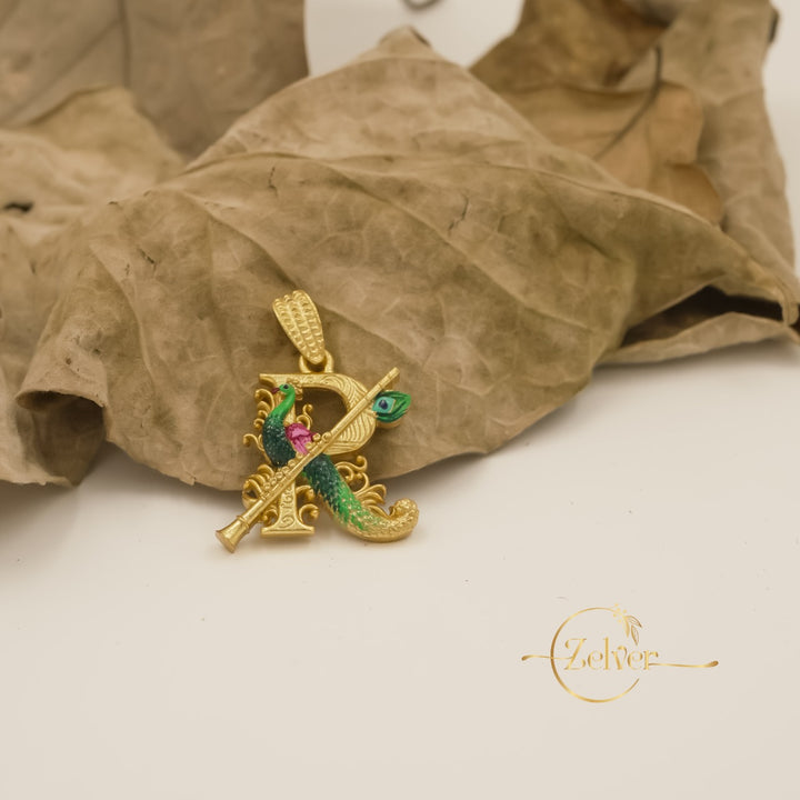 Divine Purity – Krishna ‘R’ Pendant