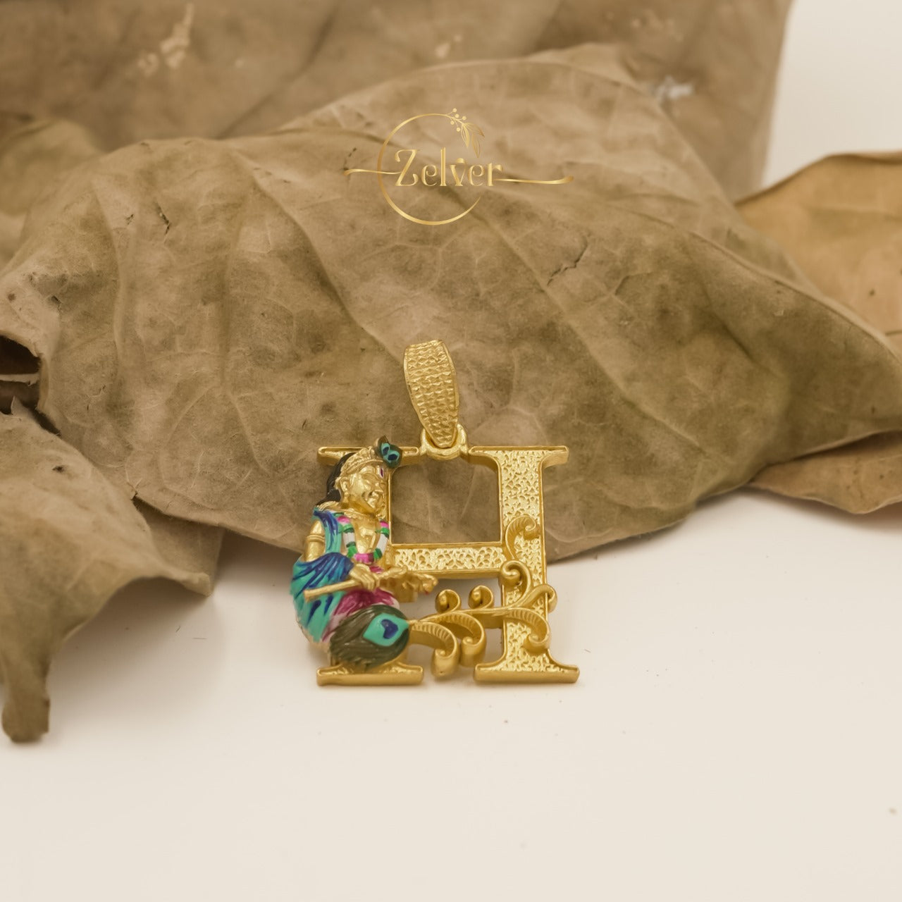 Divine Serenity – Krishna ‘H’ Pendant