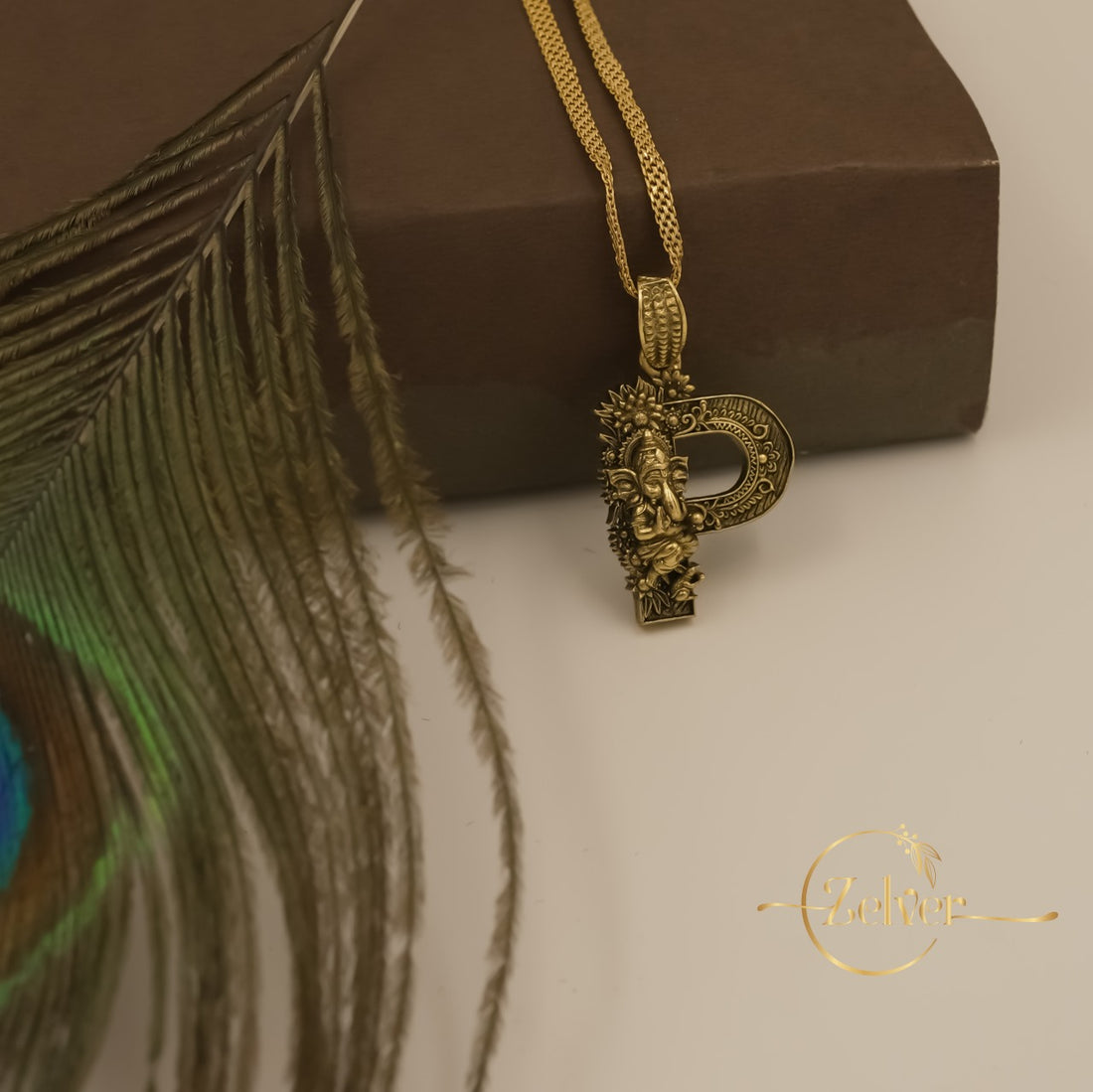 Sacred Beginnings – Ganesha ‘P’ Pendant