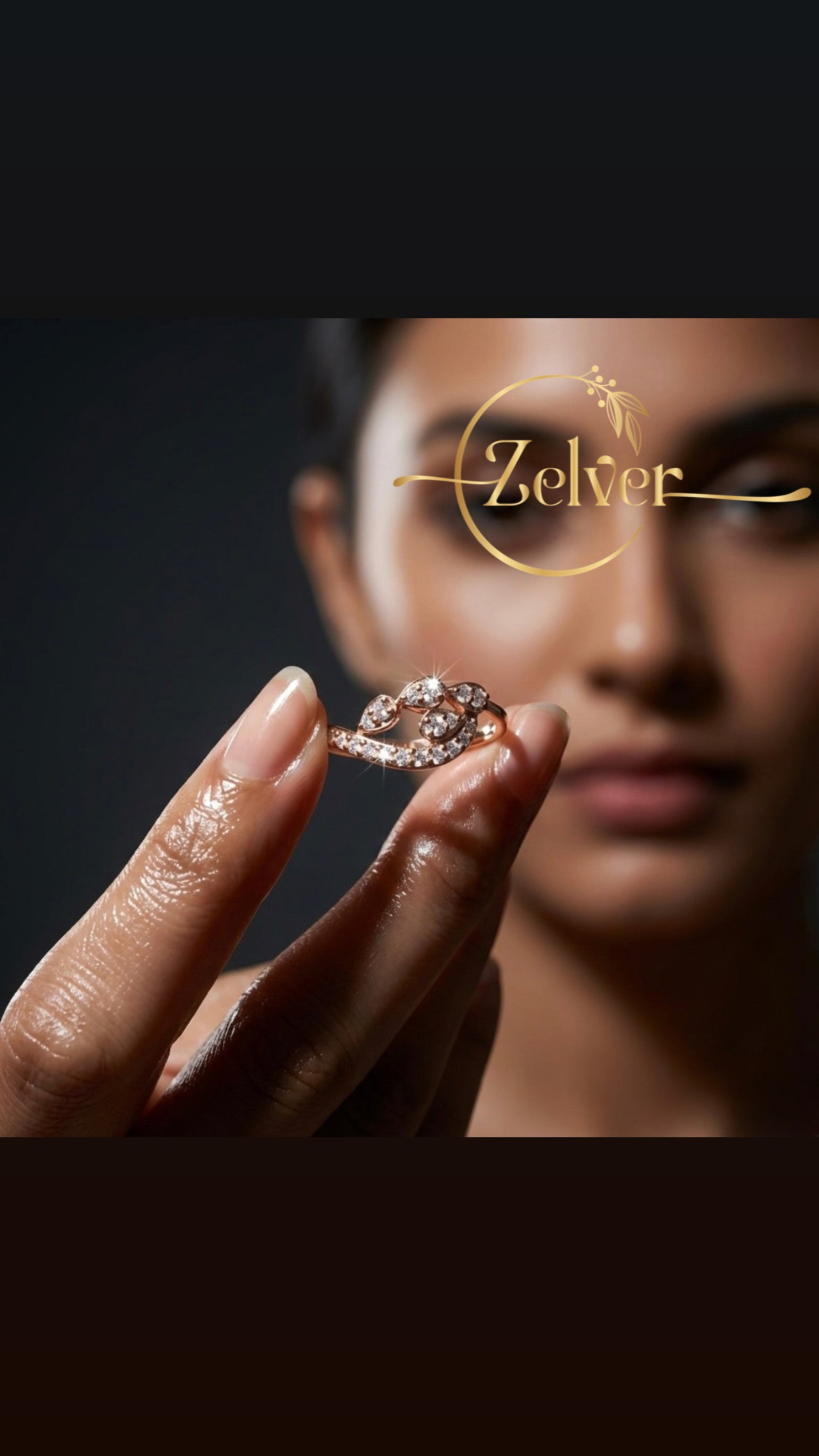 The Gilded Petal Ring | 925 Silver & Swarovski