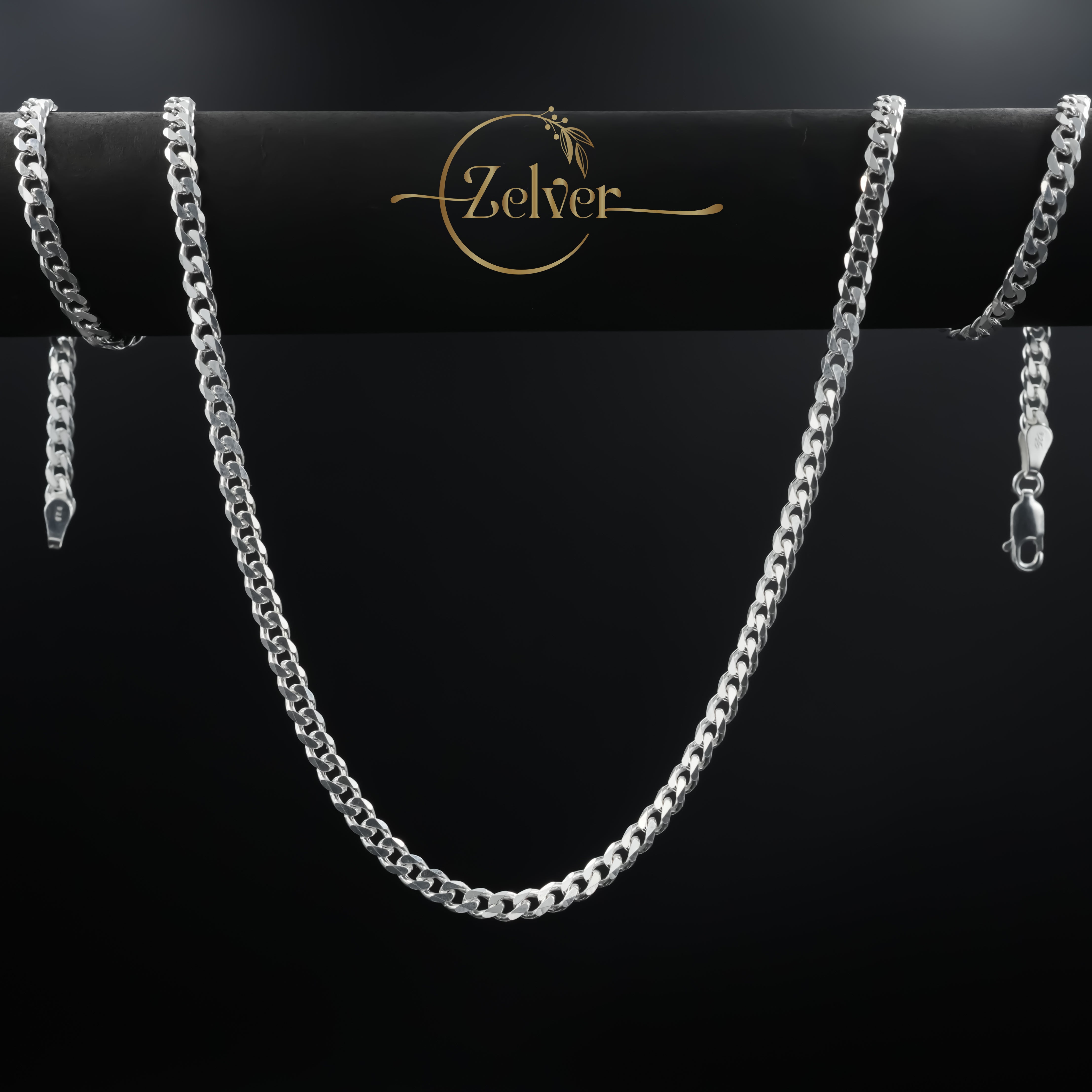 The Milano Curb: Premium Flat Link Chain | 925 Sterling Silver
