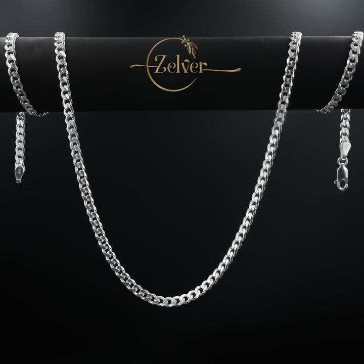 The Milano Curb: Premium Flat Link Chain | 925 Sterling Silver