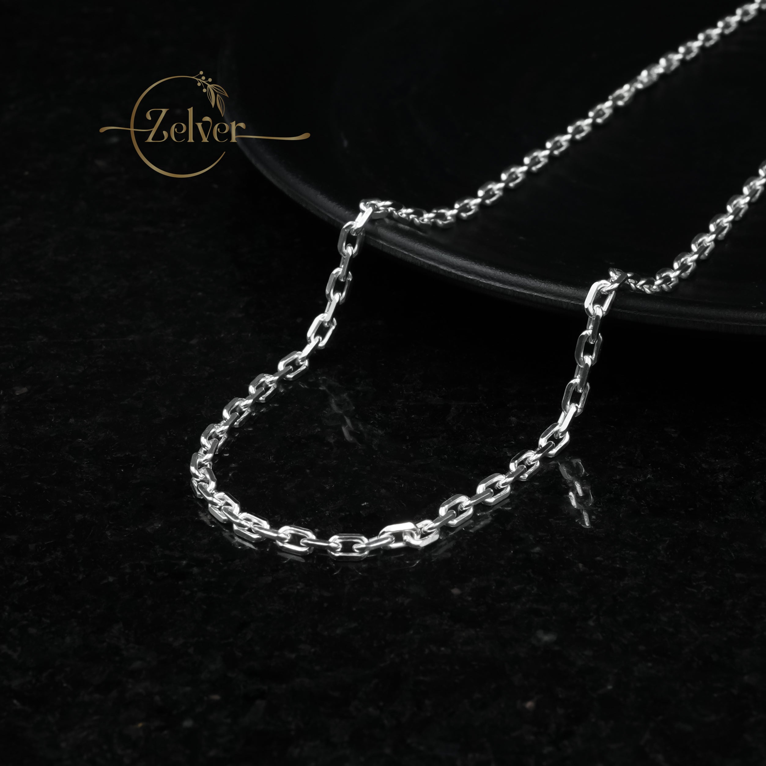 The Silver Horizon: Flat Link Cable Chain | 925 Sterling Silver