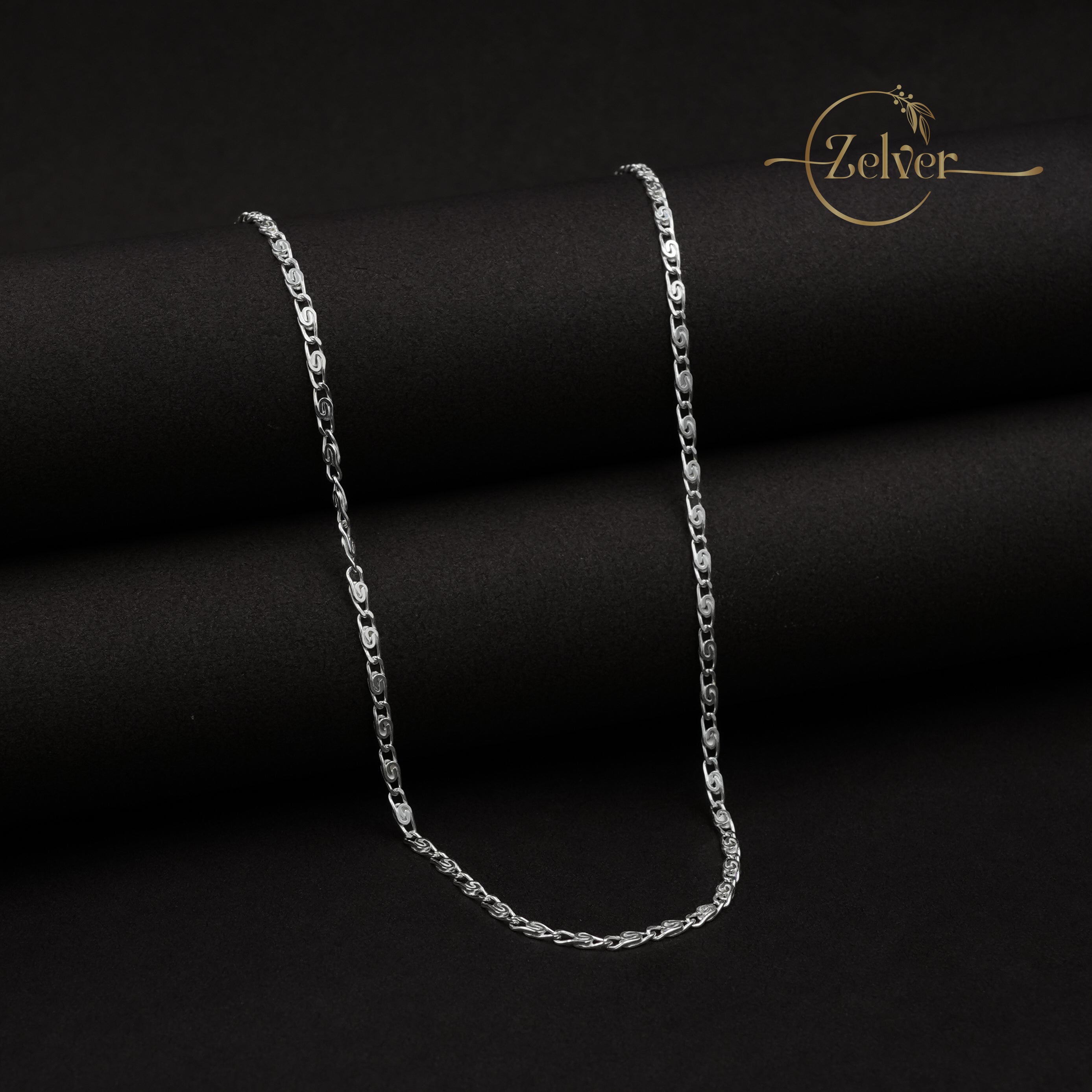 The Silver Scroll: Intricate S-Link Chain | 925 Sterling Silver