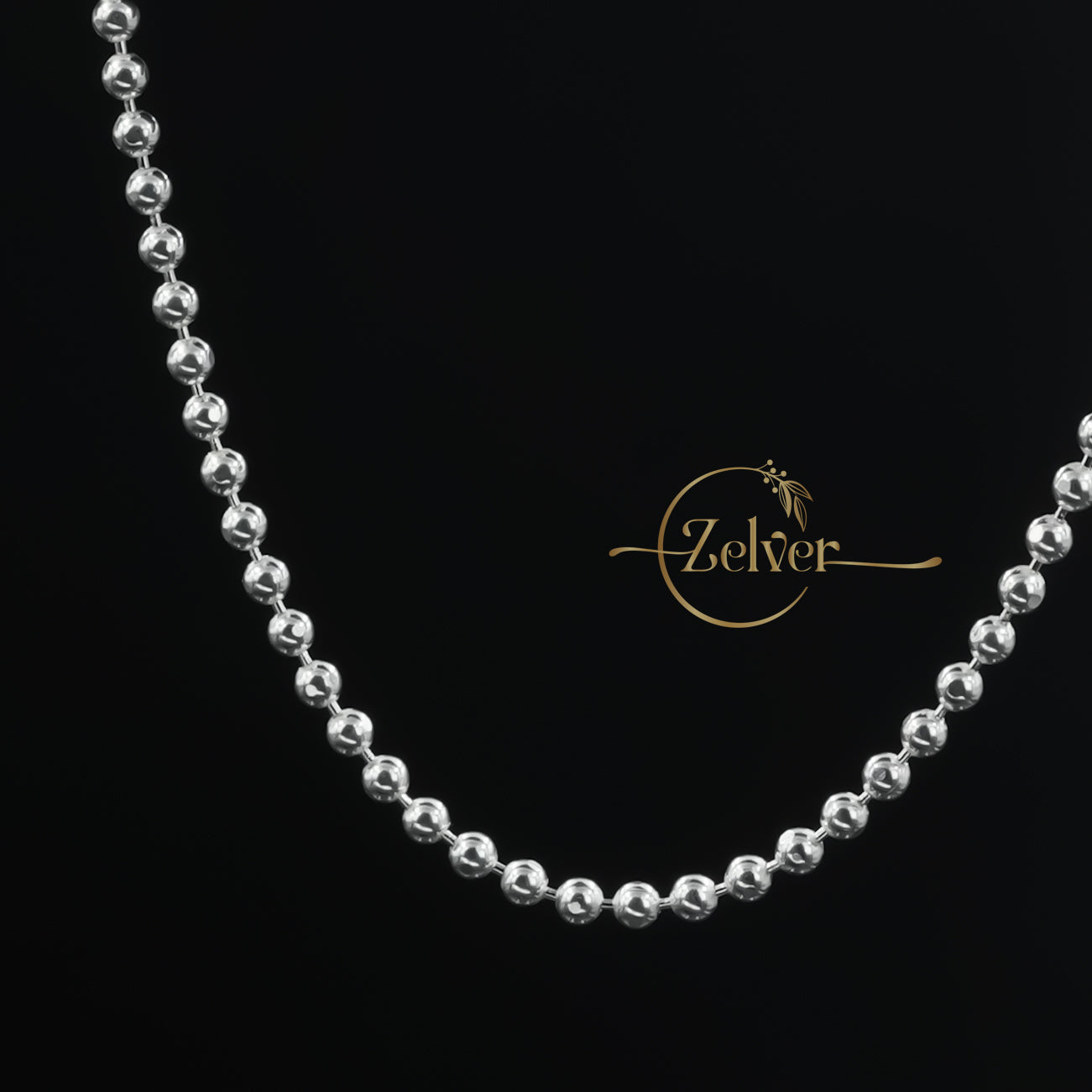 The Sterling Sphere: Classic Silver Ball Chain | 925 Sterling Silver