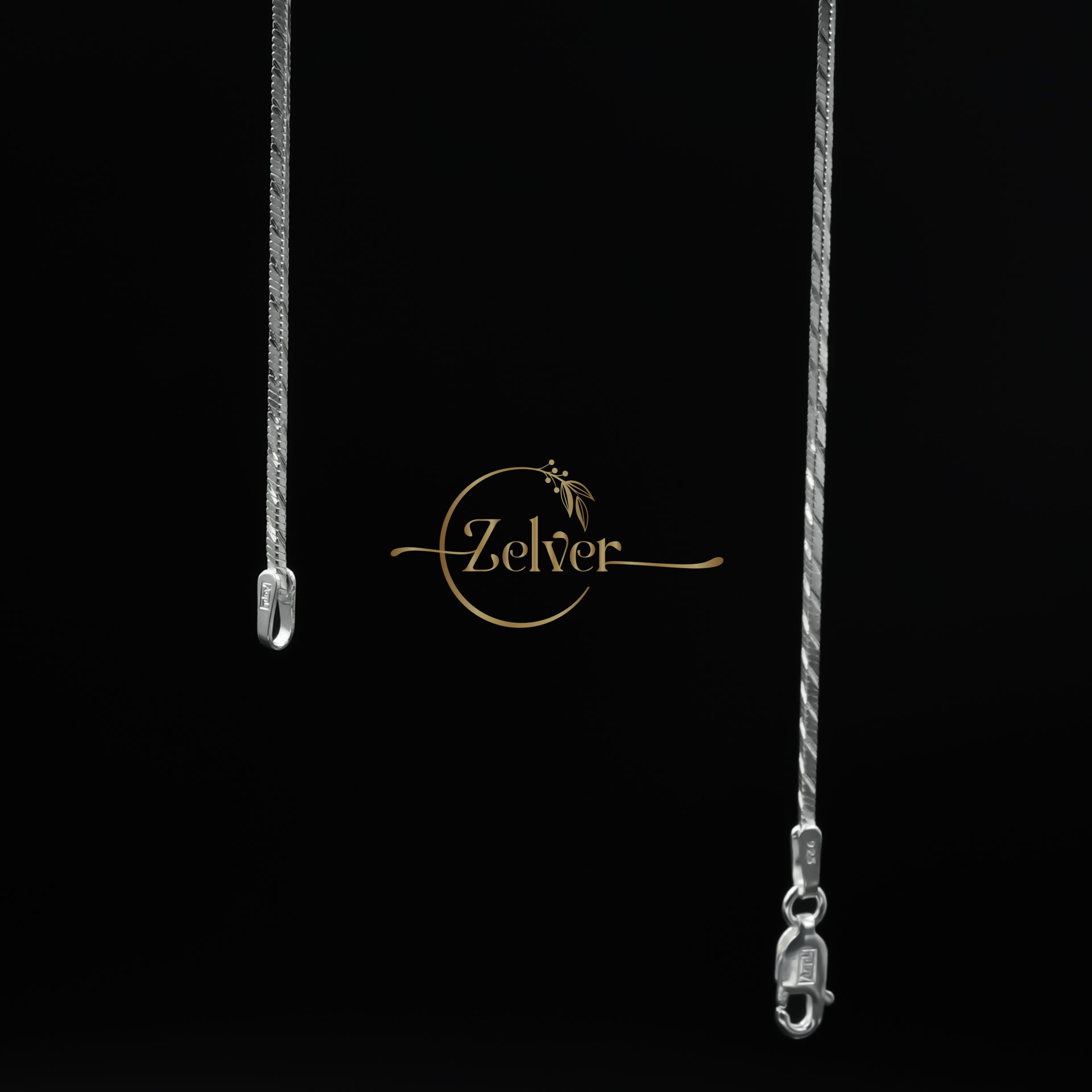 The Silver Prism: Square Snake Chain | 925 Sterling Silver