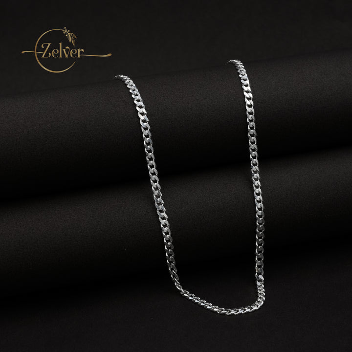 The Milano Curb: Premium Flat Link Chain | 925 Sterling Silver