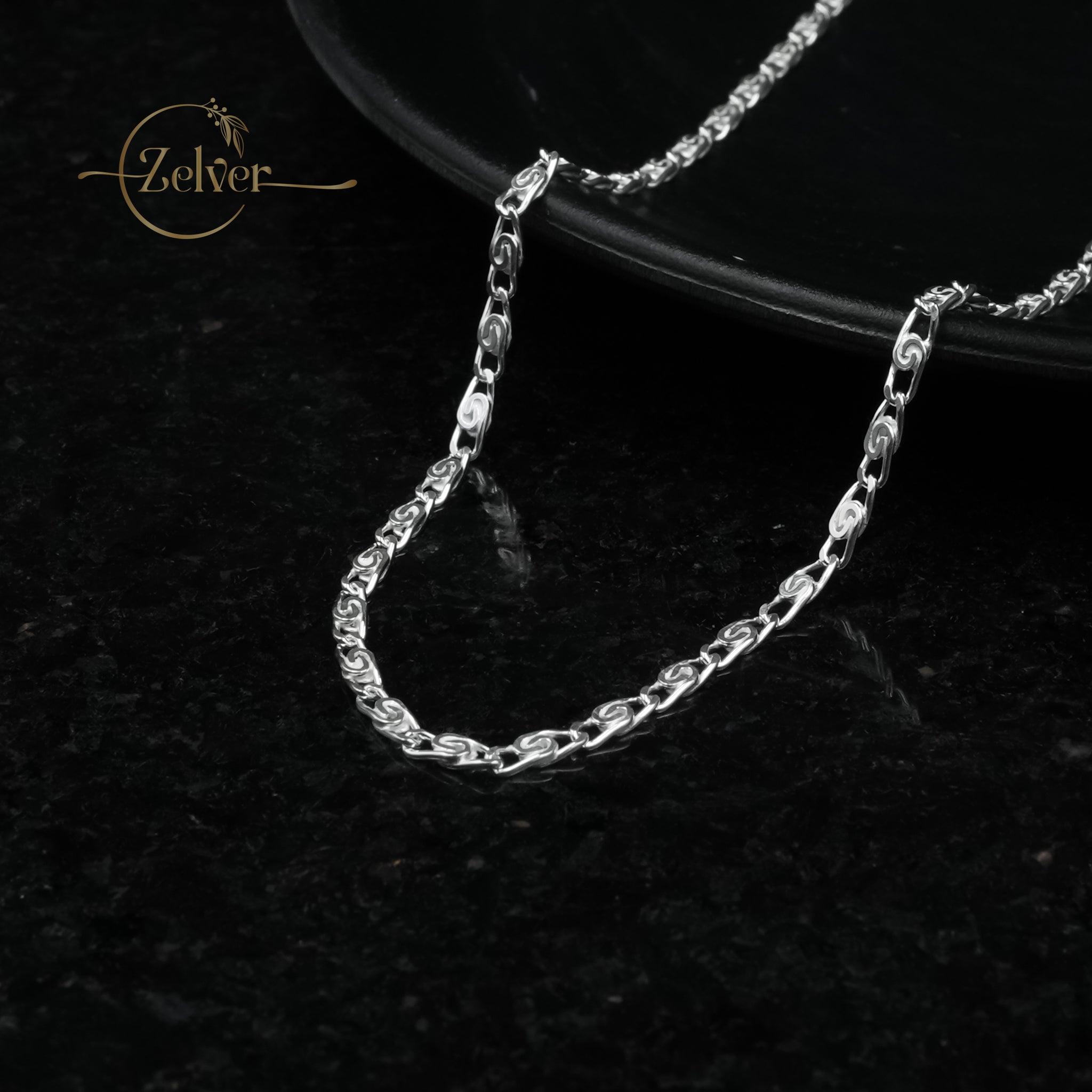 The Silver Scroll: Intricate S-Link Chain | 925 Sterling Silver