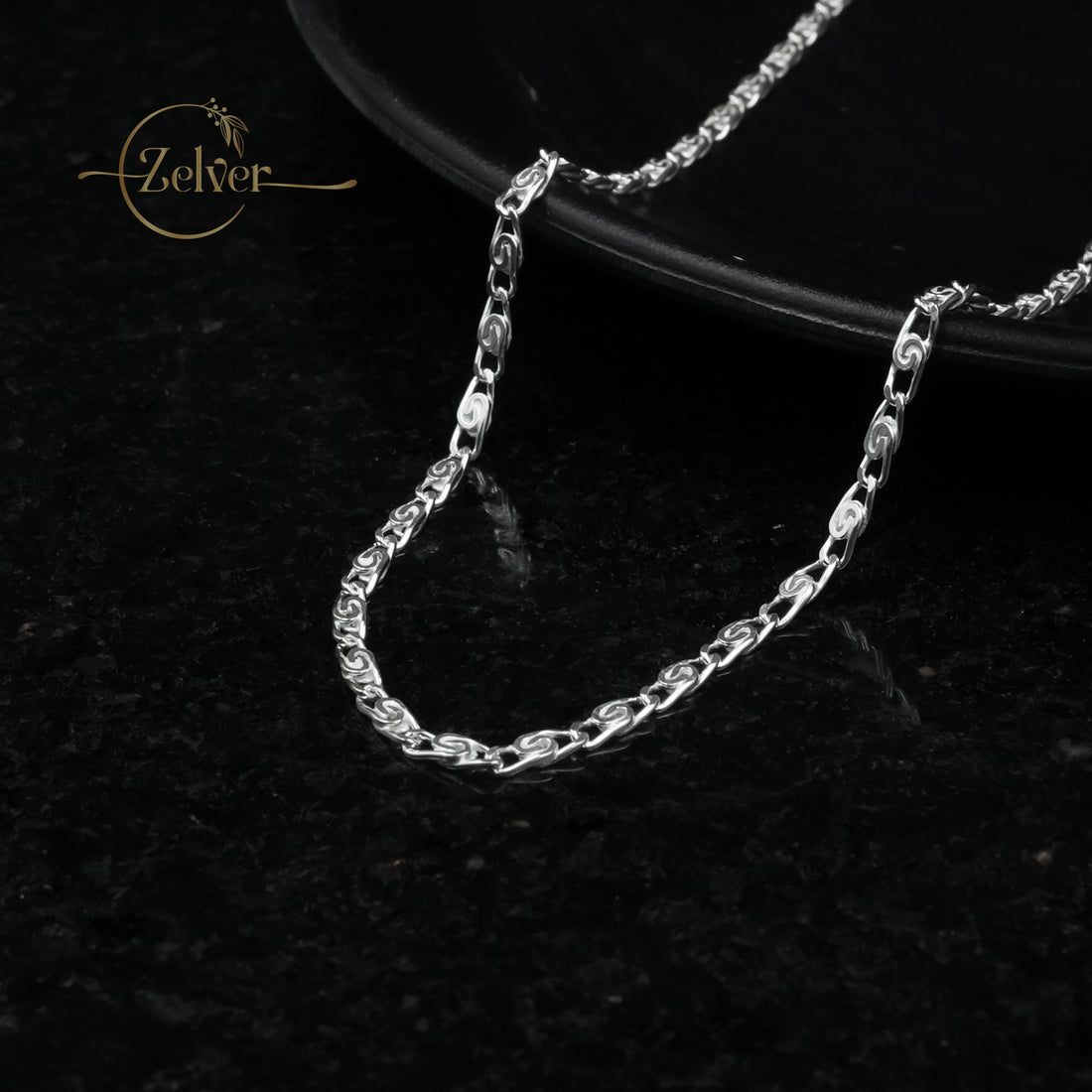 The Silver Scroll: Intricate S-Link Chain | 925 Sterling Silver