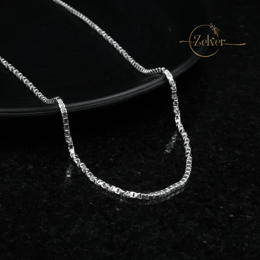 The Venetian Box: Classic Square Link Chain | 925 Sterling Silver