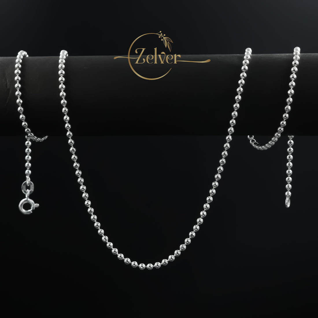 The Sterling Sphere: Classic Silver Ball Chain | 925 Sterling Silver