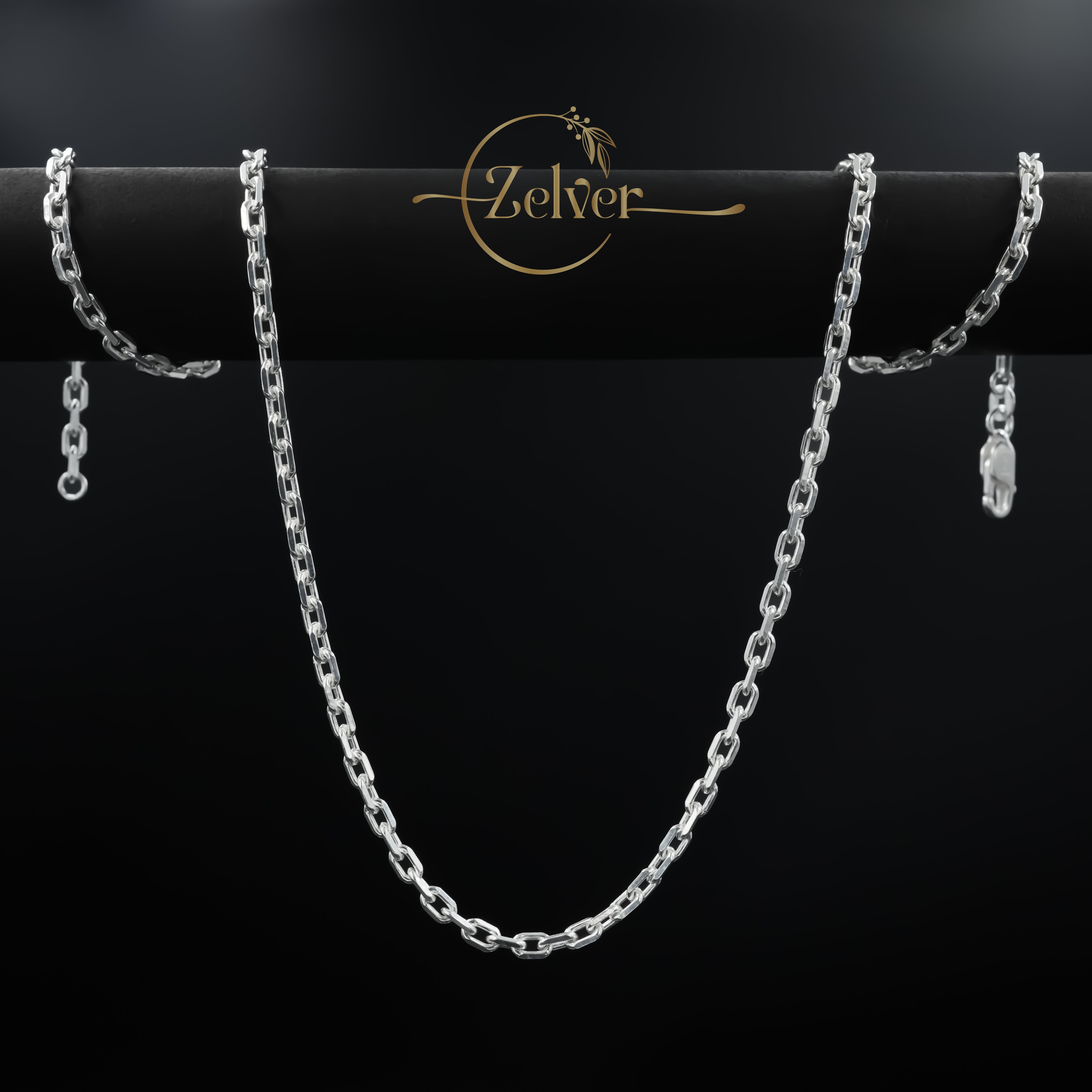 The Silver Horizon: Flat Link Cable Chain | 925 Sterling Silver