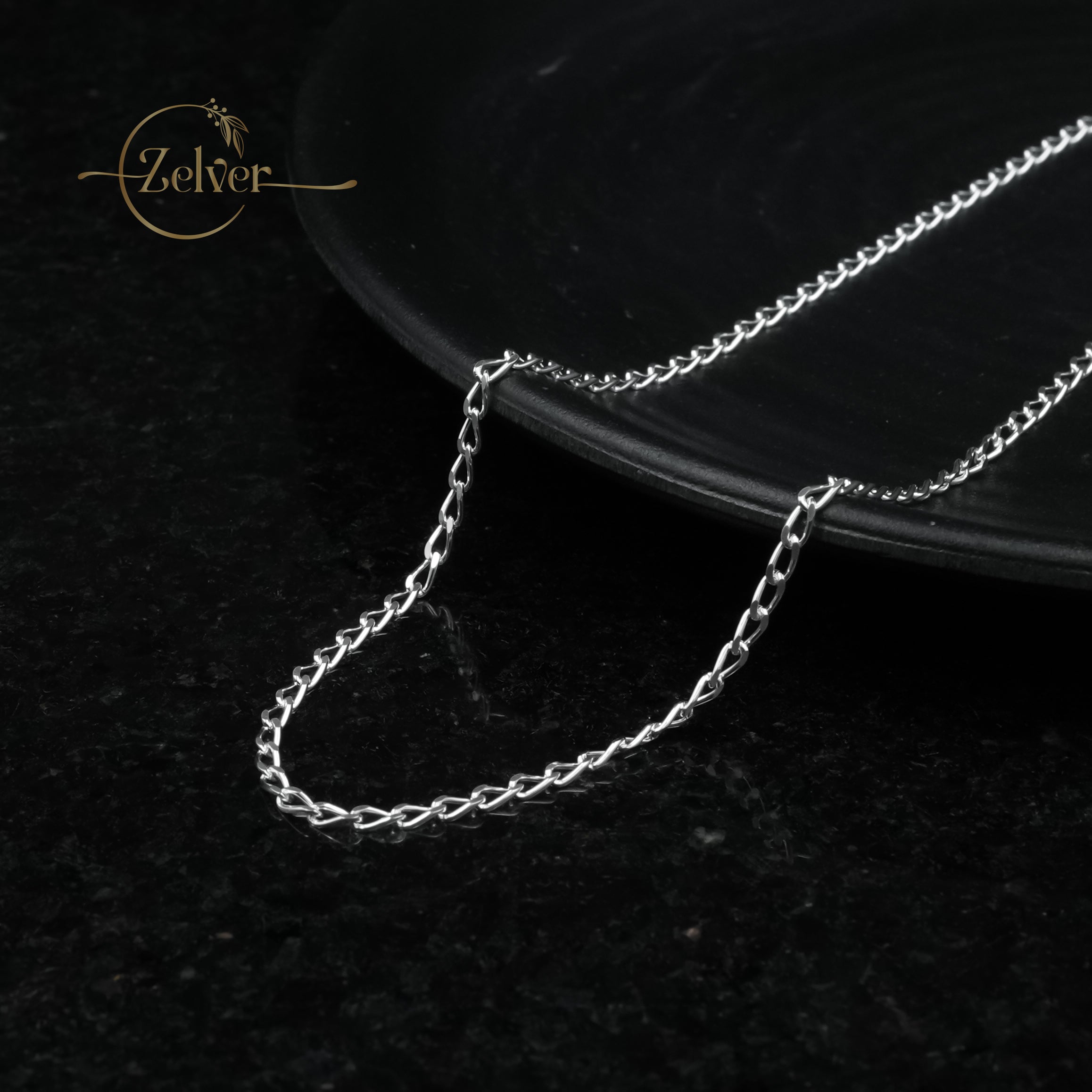 The Silver Helix: Twisted Link Chain | 925 Sterling Silver
