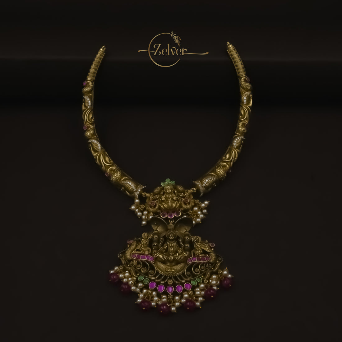 Sri Lakshmi Heritage Temple Necklace