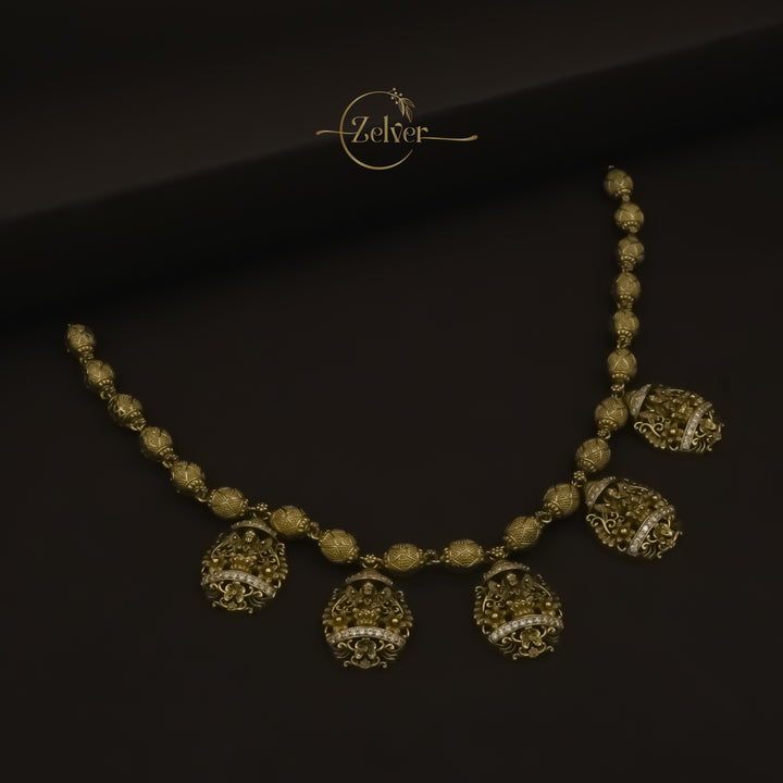 Vedic Elegance Temple Necklace