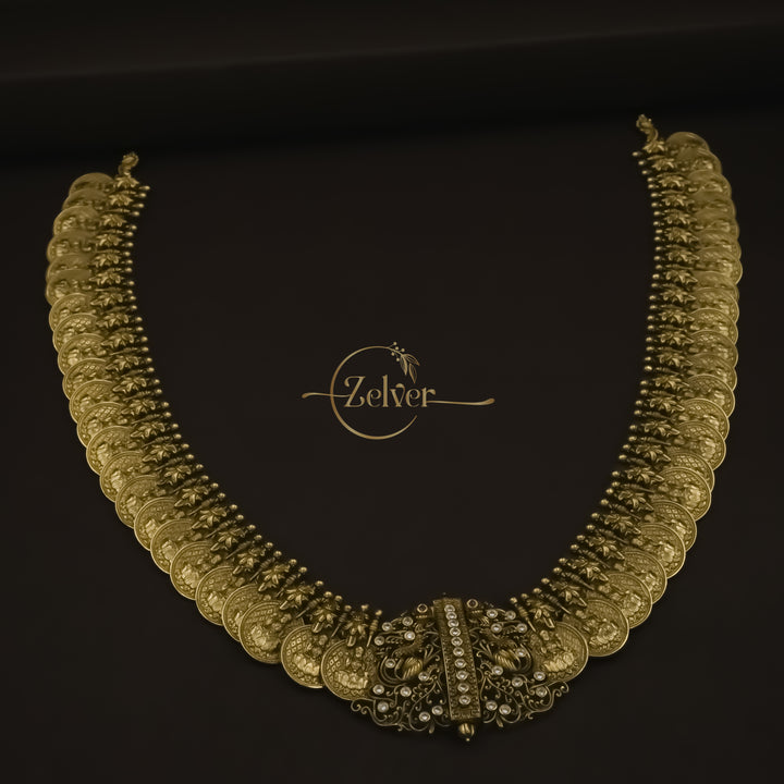 Swarna Mudra Lakshmi Kasu Necklace