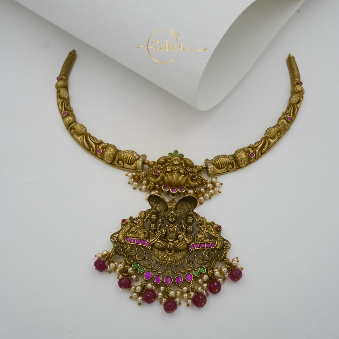 Sri Lakshmi Heritage Temple Necklace