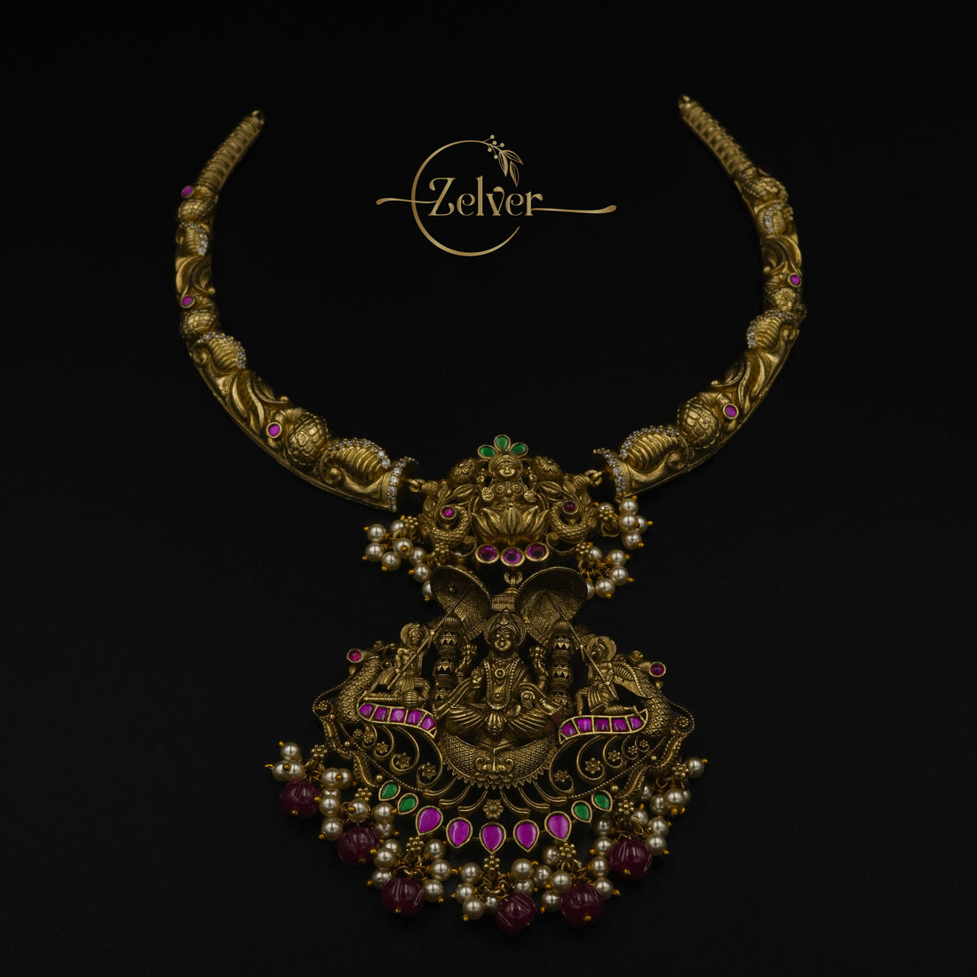 Sri Lakshmi Heritage Temple Necklace