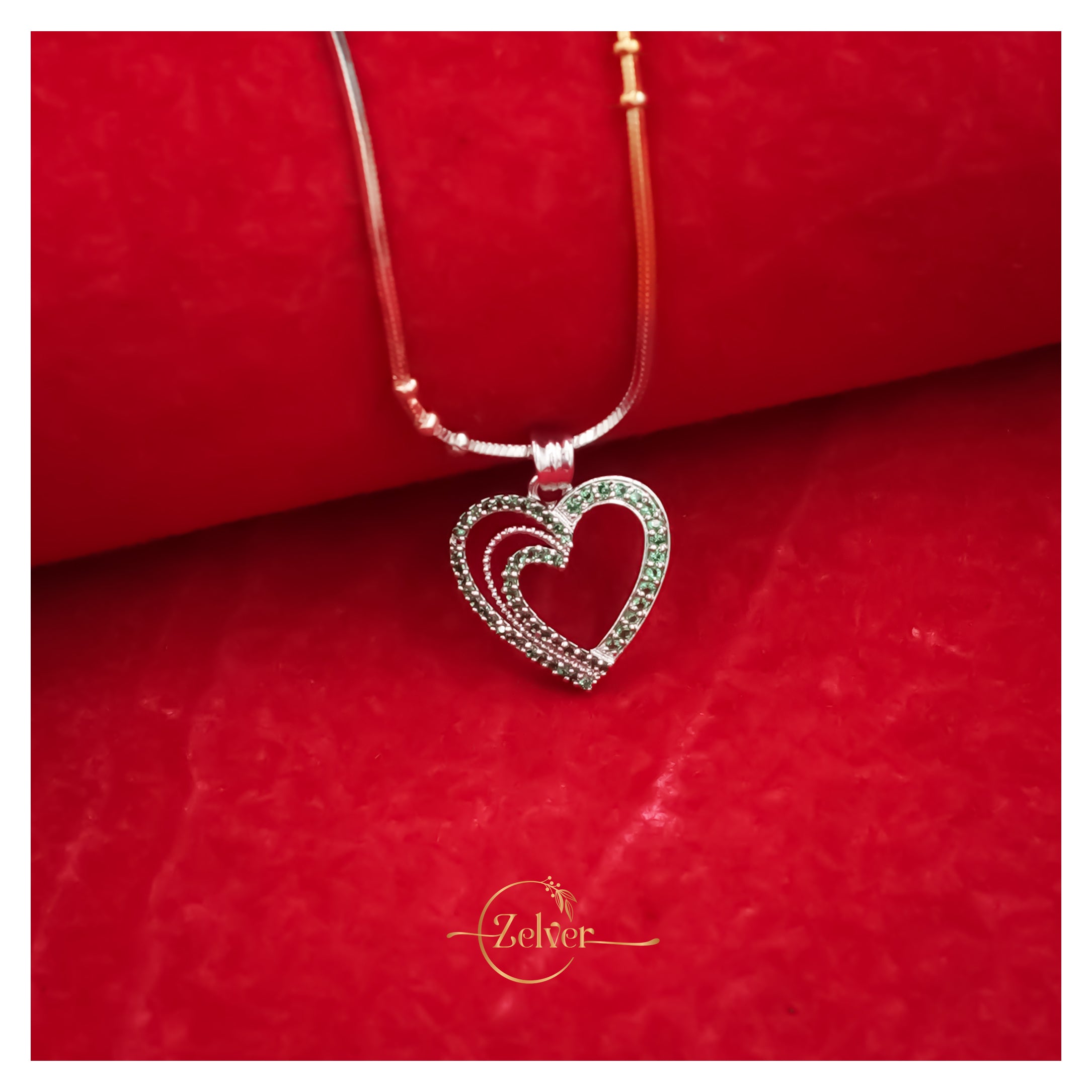 Spark Double Heart Pendant