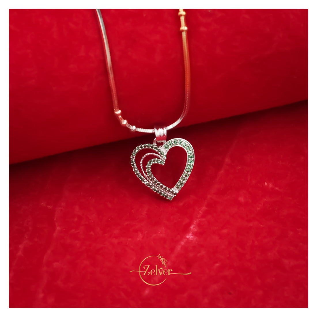 Spark Double Heart Pendant