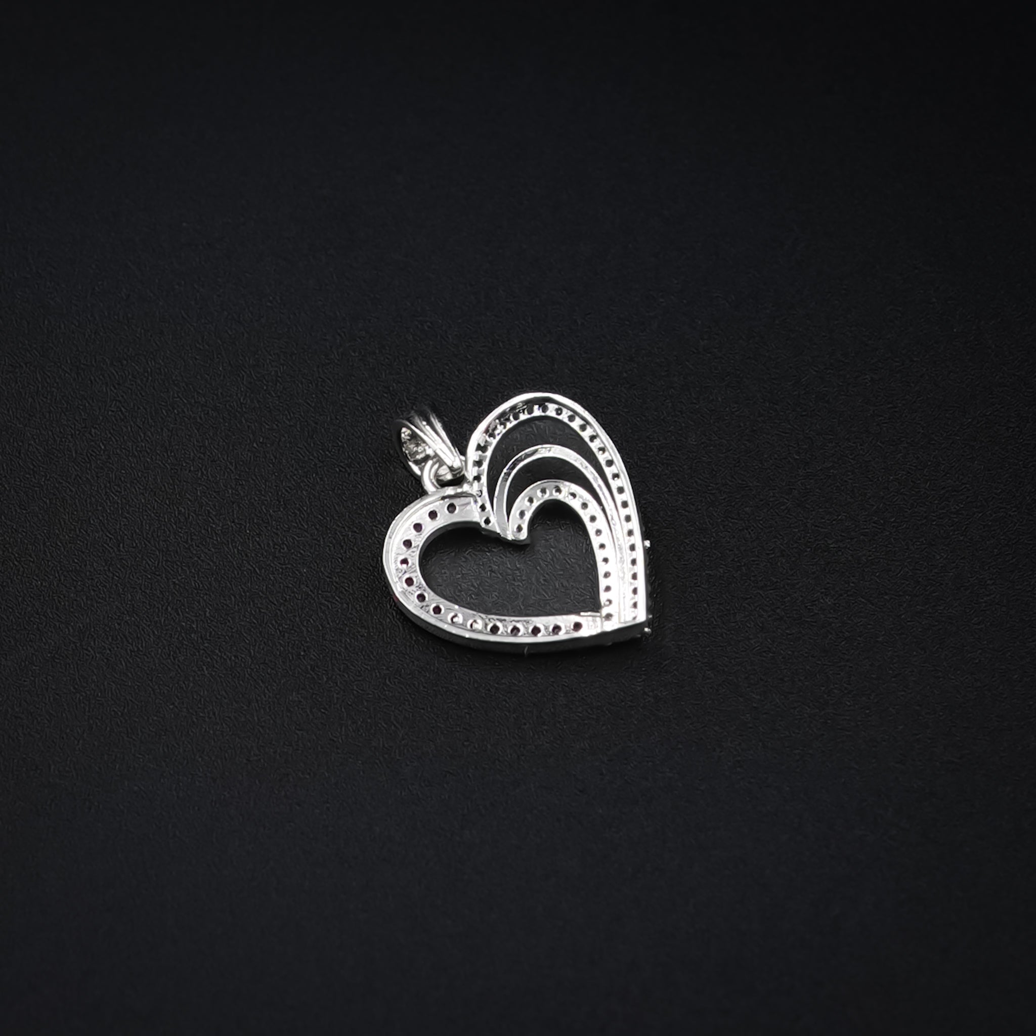Spark Double Heart Pendant