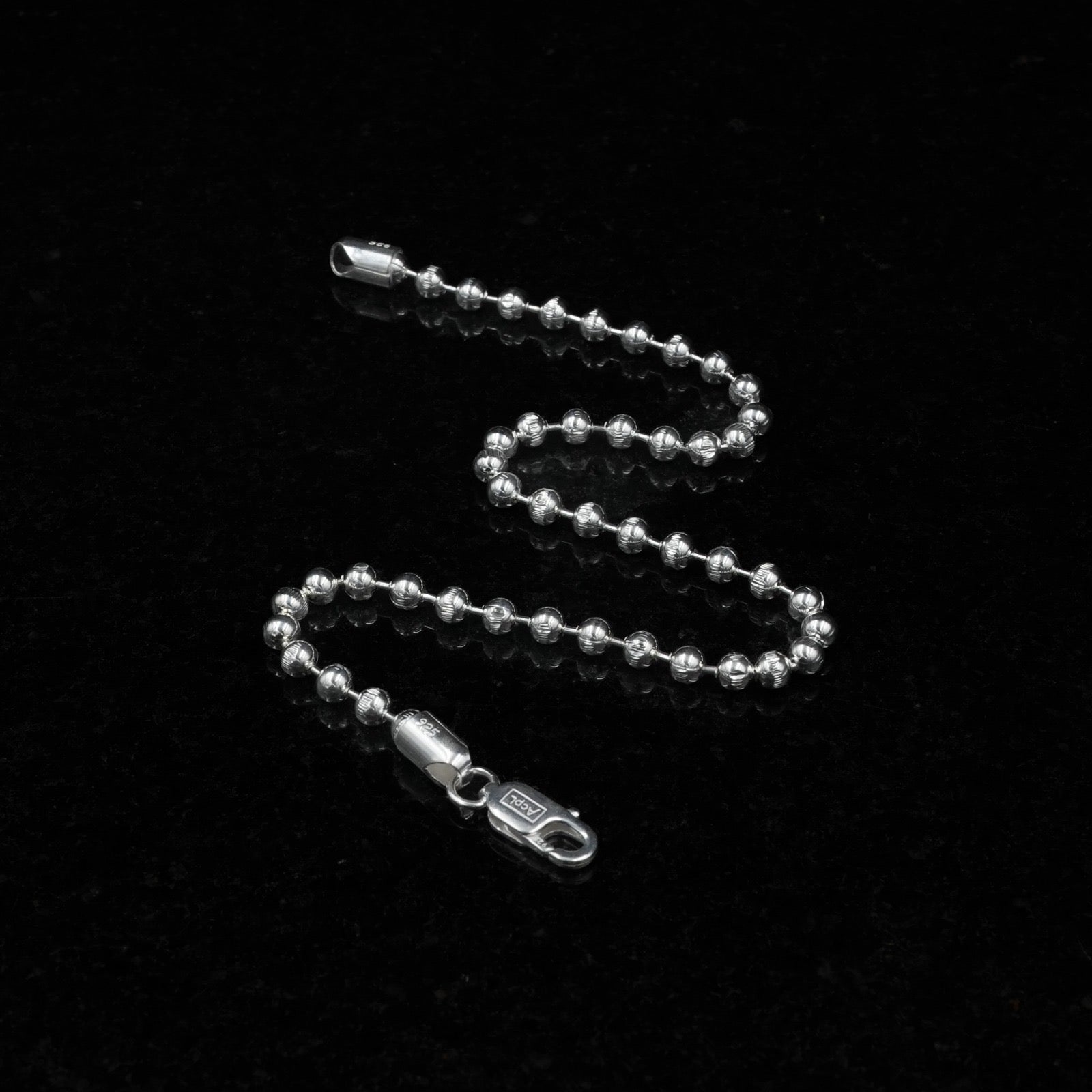 The 'Lustre' Sphere Payal | 925 Sterling Silver