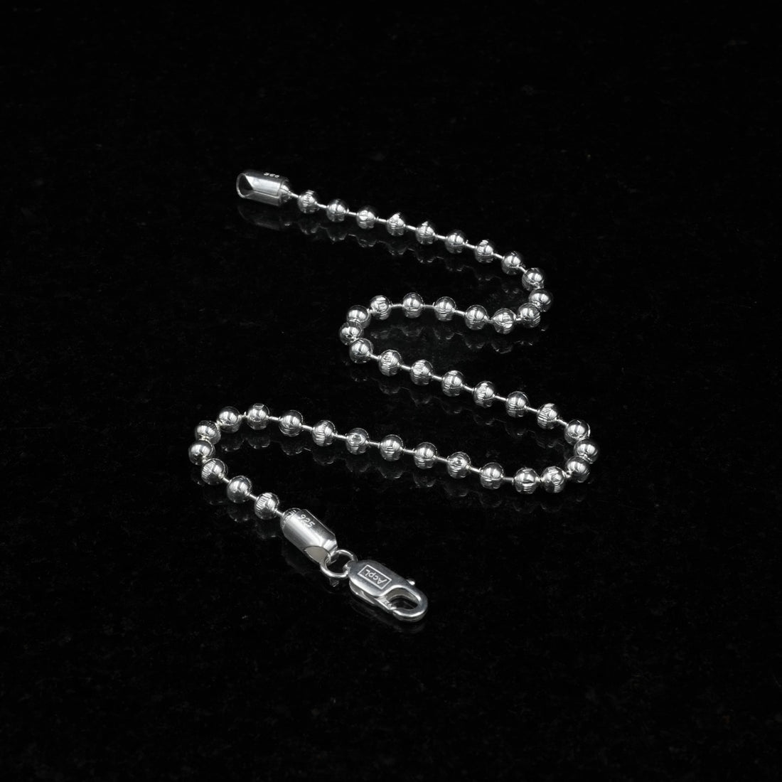 The 'Lustre' Sphere Payal | 925 Sterling Silver