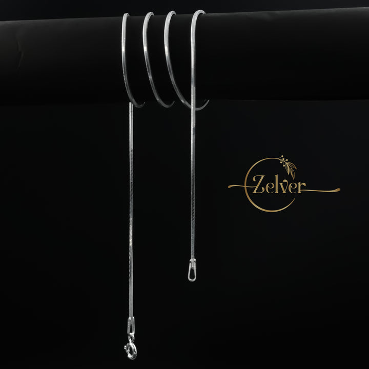 The Silver Silk: Classic Snake Chain | 925 Sterling Silver
