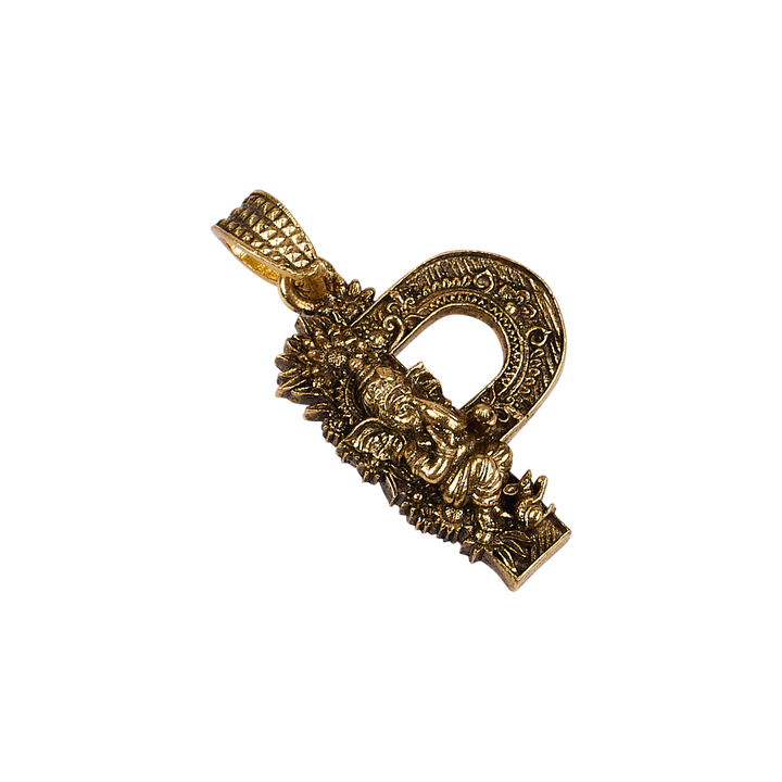 Sacred Beginnings – Ganesha ‘P’ Pendant