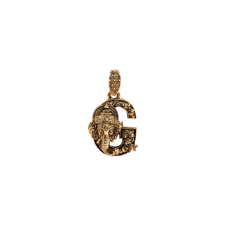 Sacred Grace – Ganesha ‘G’ Pendant