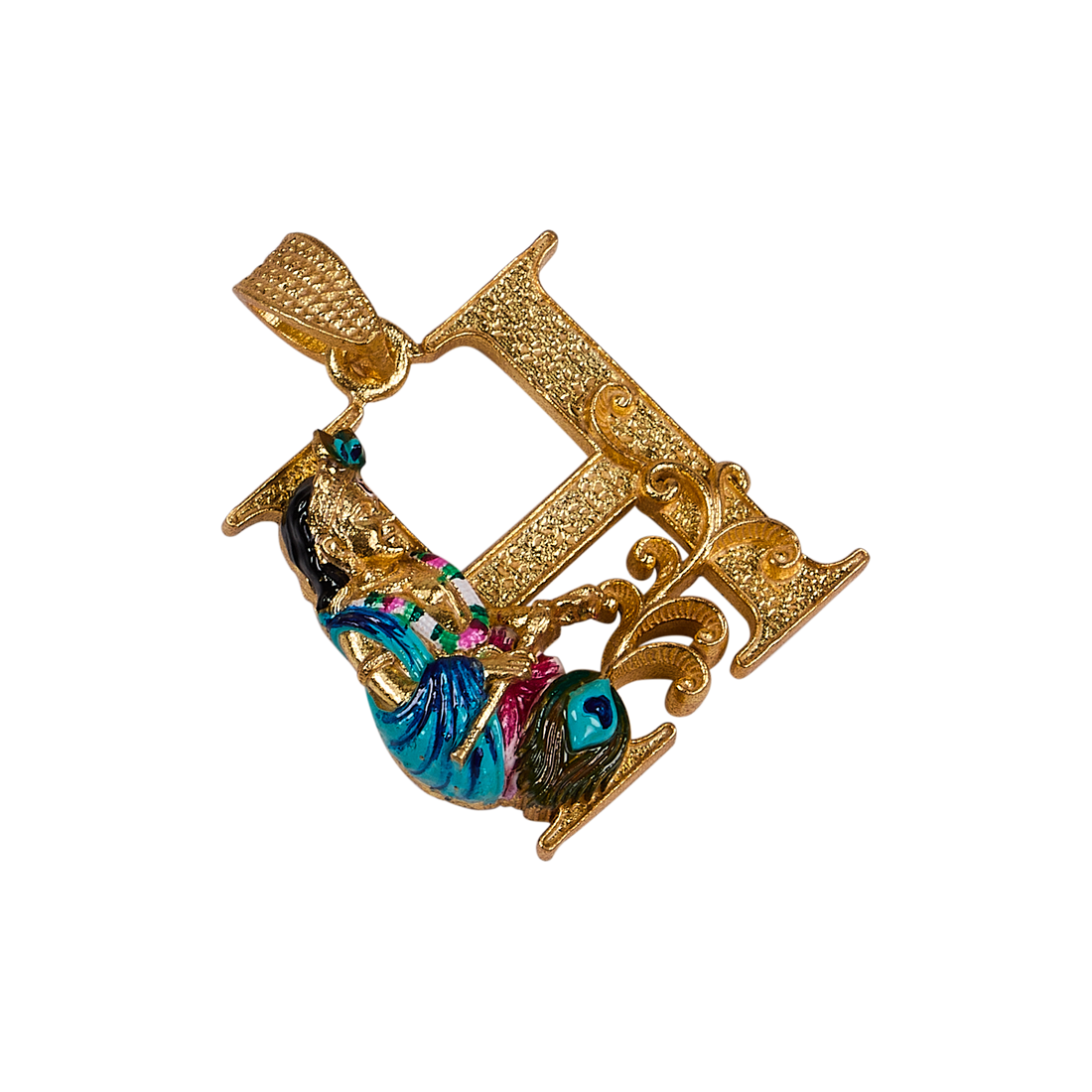 Divine Serenity – Krishna ‘H’ Pendant