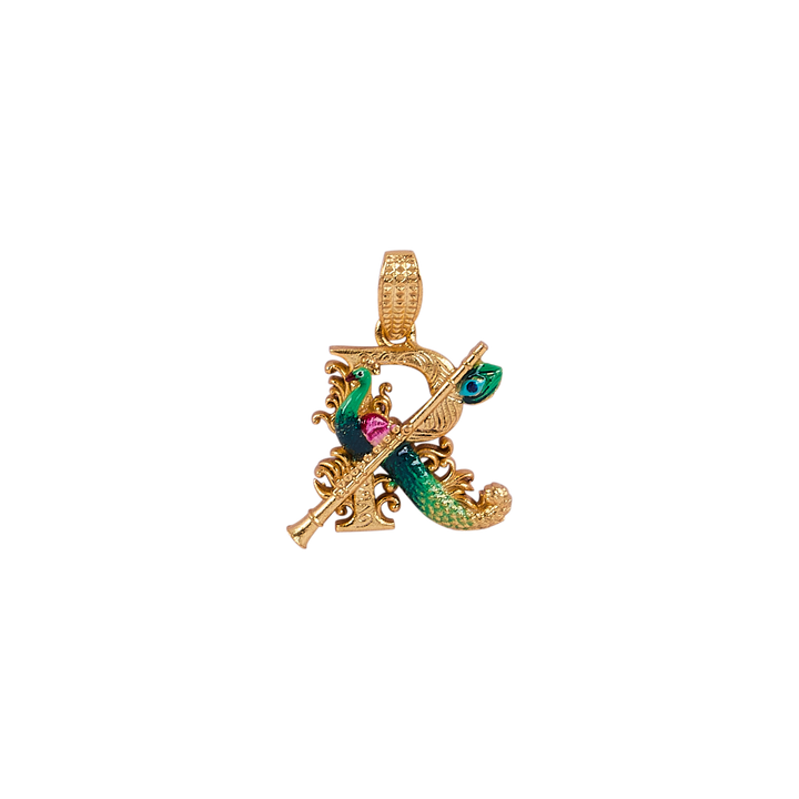 Divine Purity – Krishna ‘R’ Pendant