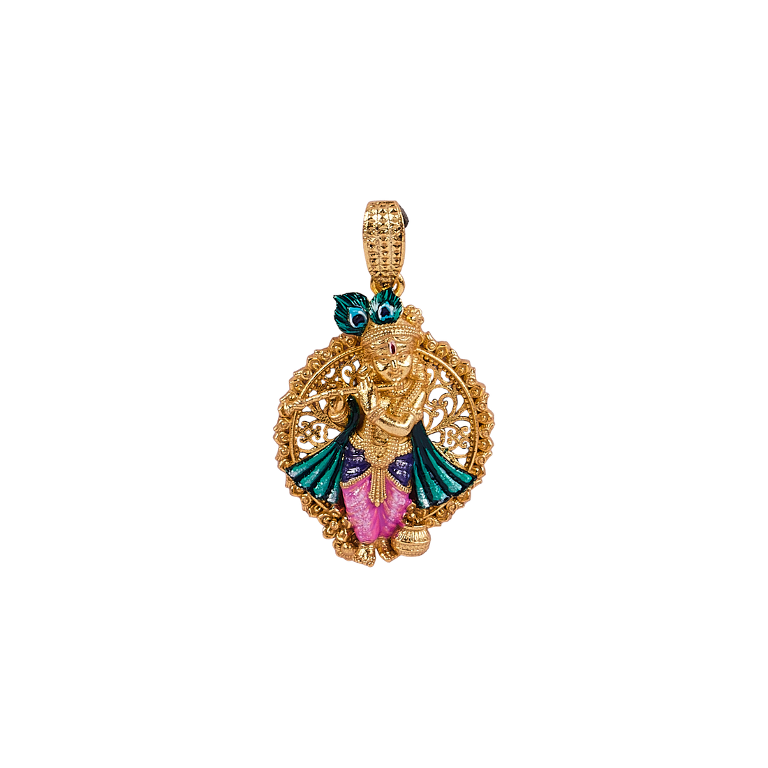 Krishna Mystique Pendant: Divine Trendsetter