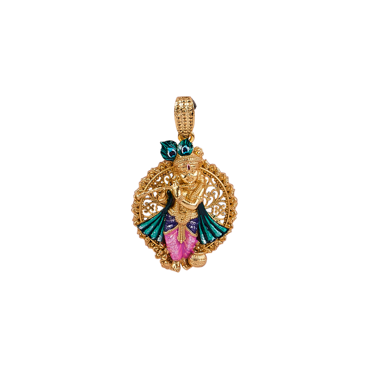 Krishna Mystique Pendant: Divine Trendsetter