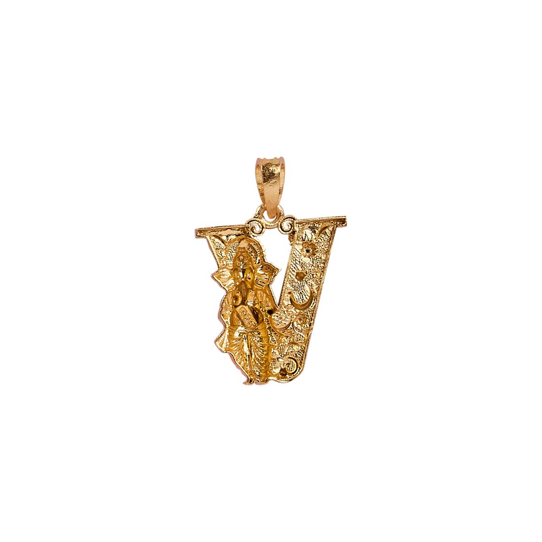 Divine Splendor – Ganesha 'V' Pendant